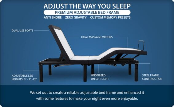 The Blissful Nights e4 Adjustable Bed Base Frame Review