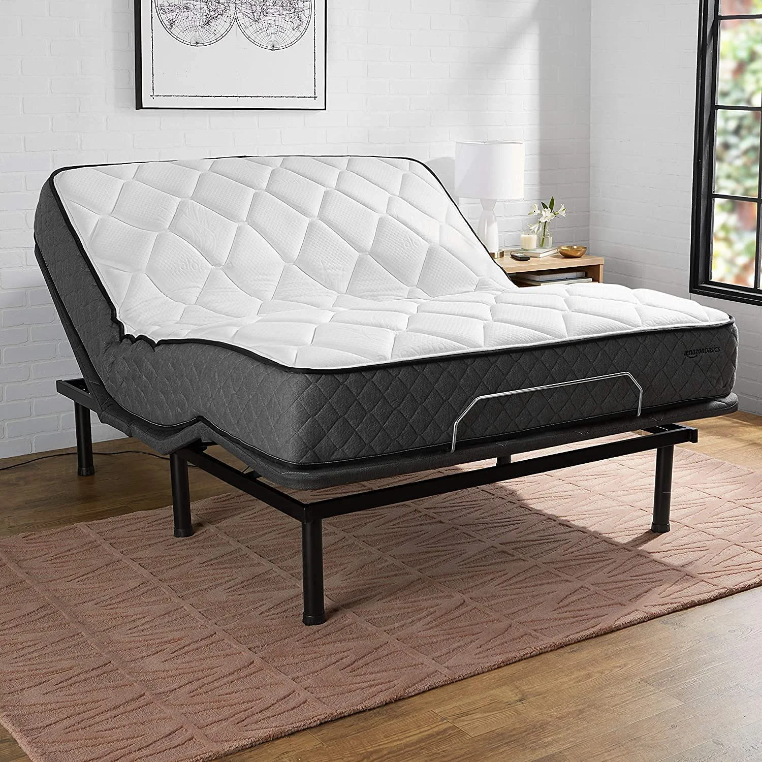 Amazon Basics Adjustable Bed Base Review)
